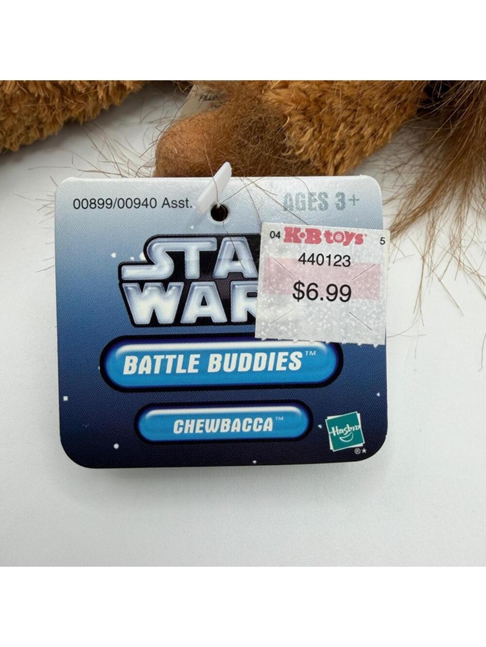 Star Wars Battle Buddies Chewbacca Plush 10" 2004 Hasbro New With Tags - Picture 6 of 9